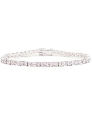 Izabel Display Zirconia-Embellished Tennis Bracelet - White