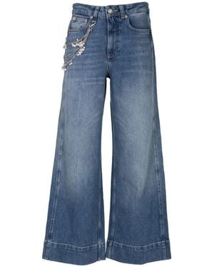 Cinq À Sept Betsy Chain-Detail Jeans - Blue
