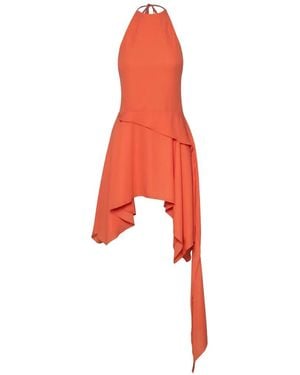 Baobab Robe Asymétrique Lorenza À Dos Nu - Red