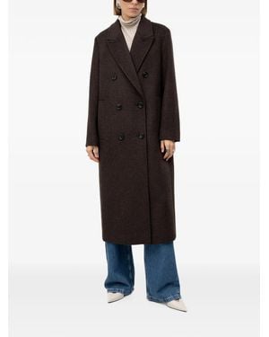 BOSS Double-Breasted Coat - Black