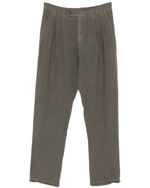 MC2 Saint Barth Havier Pleated-Front Trousers - Grey