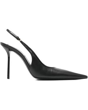 Victoria Beckham Leather Slingback Court Shoes - White