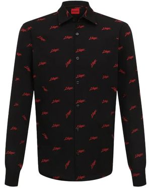 HUGO Ermo Shirt - Black