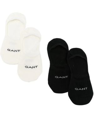 GANT Invisible Logo-Knit Socks Set - Black