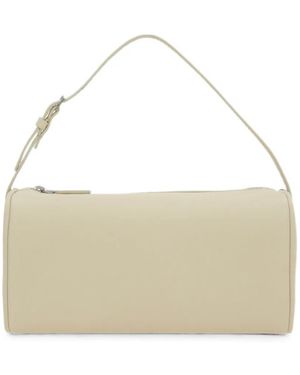 The Row Buckle-Strap Leather Tote Bag - Natural