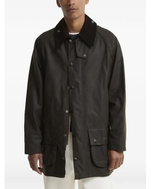Barbour Classic Beaufort Waxed Jacket - Black