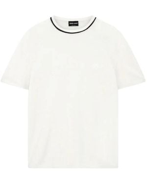Giorgio Armani Ringer T-Shirt - White