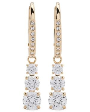 Swarovski Stilla Attract Hoop Earrings - White