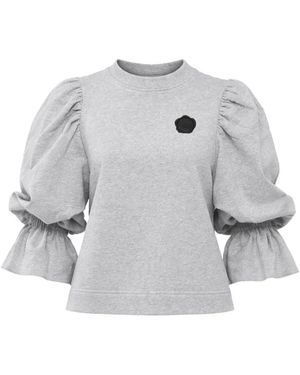 Viktor & Rolf Pullover Mit Puffärmeln - Grau