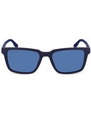 Lacoste Rectangle-Frame Sunglasses - Blue