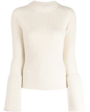 Sa Su Phi Crew-Neck Cashmere Jumper - White