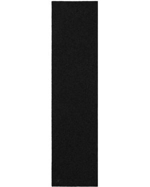 Courreges Bufanda De Canalé - Negro