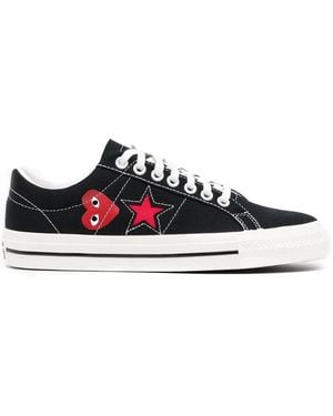 COMME DES GARÇONS PLAY X Converse One Star Trainers - White