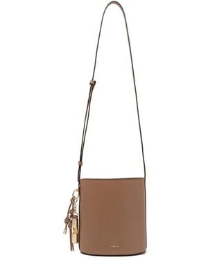Furla Roxie Bucket Bag - Natural