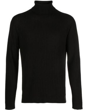 Giorgio Armani タートルネック セーター - ブラック