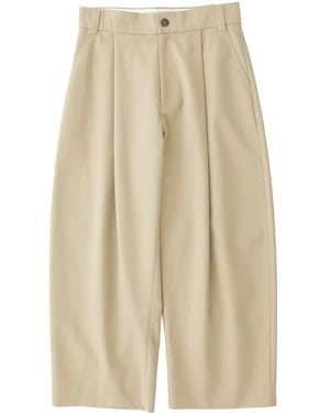 Studio Nicholson Sorte Trousers - Natural