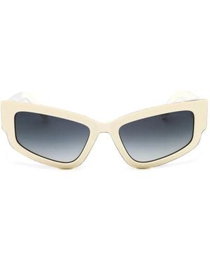 Marc Jacobs Logo-Plaque Cat-Eye Sunglasses - Blue