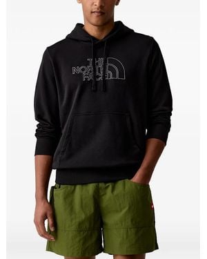 The North Face Sudadera Drew Peak Light Con Capucha Y Logo Bordado - Negro