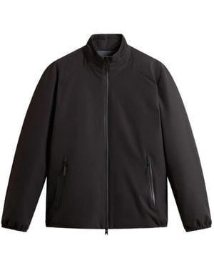 Woolrich Double-Layered Bomber Jacket - Black