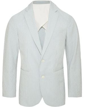 Orlebar Brown Garret Pinstripe Blazer - White