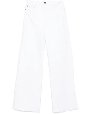 KHAITE Straight Leg Jeans - White