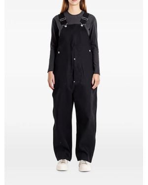 TUKIR Type Wide-Leg Dungarees - Black