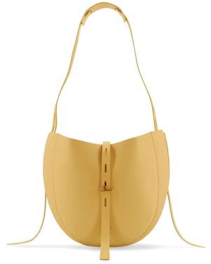 MINOBOSSI Lizzie Leather Shoulder Bag - White