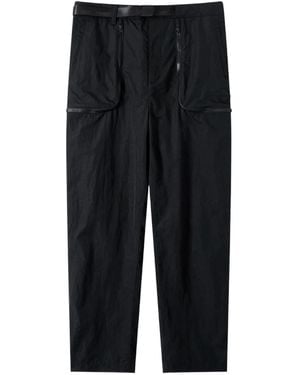Spoonyard Zipper-Pockets Trousers - Black