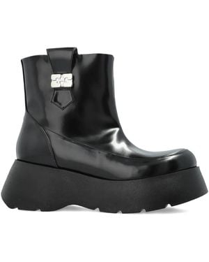 Ganni Ankle Boots - Black