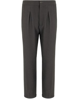 Giorgio Armani Pleated Trousers - Grey