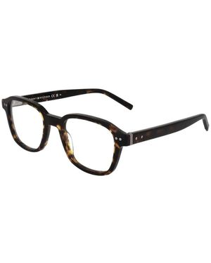 Tommy Hilfiger Tortoiseshell-Effect Square-Frame Glasses - White