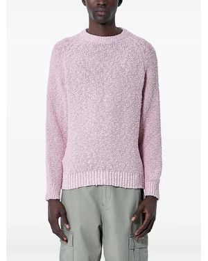 Noah Crew-Neck Cotton Jumper - Pink