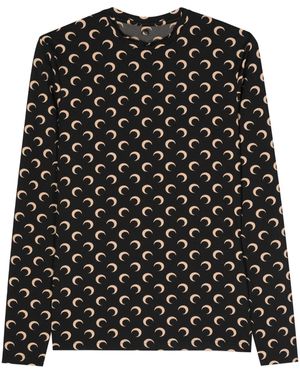 Marine Serre Sweaters - Black