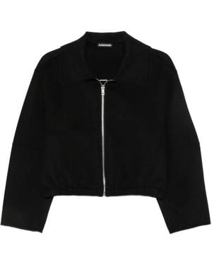 Susanne Bommer Zip-Up Jacket - Black