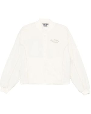 New Balance Embroidered zip-up jacket - Weiß