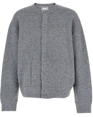 WOOYOUNGMI Cardigan Mit Rundhalsausschnitt - Grau