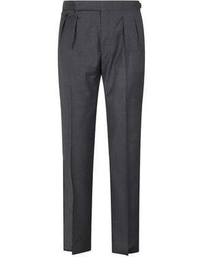 Tagliatore Pavel Pleated Tailored Trousers - Grey