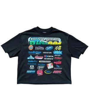 Bottega Desires Graphic-Print T-Shirt - Blue