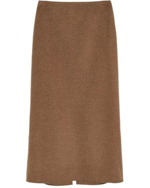By Malene Birger Falda Palomie con abertura - Marrón
