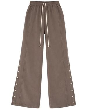 Rick Owens Pusher Drawstring-Waist Track Pants - Brown