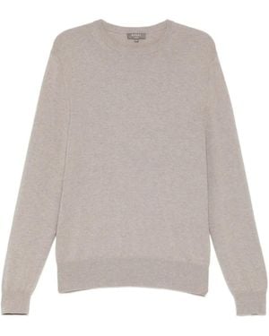 N.Peal Cashmere Oxford Jumper - White