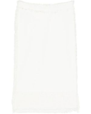 JNBY Fringed Midi Skirt - White
