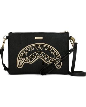 Sprayground That Drap Shark Mouth Clutch Bag - Black