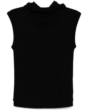 Thom Krom Hooded Vest - Black
