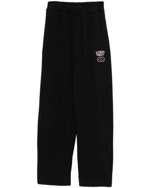 Joshua Sanders Logo-Embroidered Track Trousers - Black