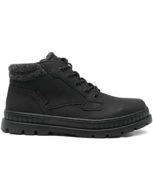 Bugatti Lace-Up Booties - Black