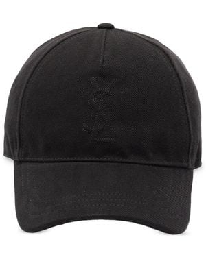 Saint Laurent Logo Cap - Black