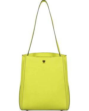 Valextra Leren Crossbodytas - Geel