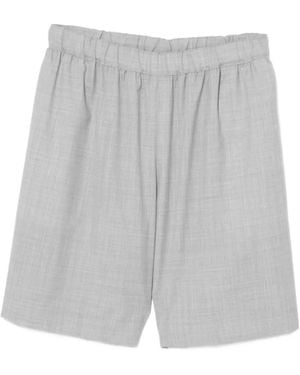 Comme des Garçons Elasticated-Waistband Shorts - Grey