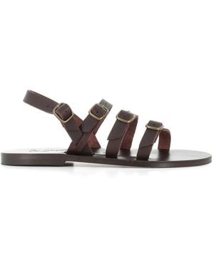 K. Jacques Sandalias Aldwin Con Tiras - Blanco